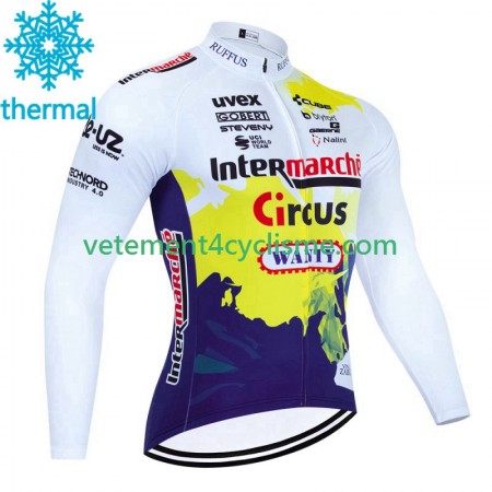 Homme Maillot vélo Hiver Thermal Wanty Circus 2023 Noir